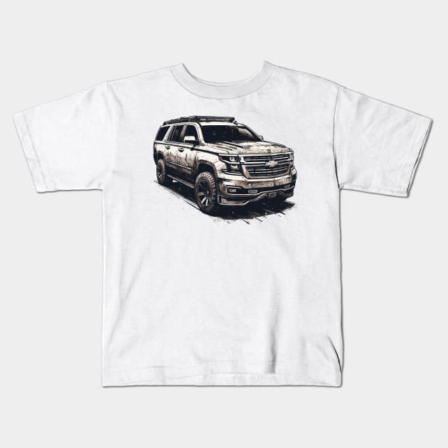 Chevrolet Suburban Kids T-Shirt by Vehicles-Art